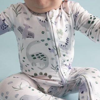 Posh Peanut Milo Footie Zippered One Piece