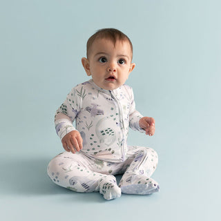 Posh Peanut Milo Footie Zippered One Piece