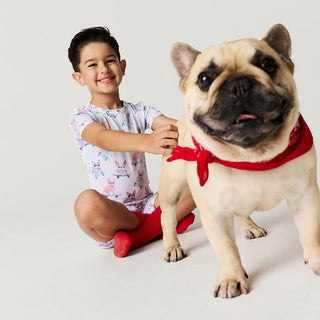 Posh Peanut Toby Classic Pajama Short Set