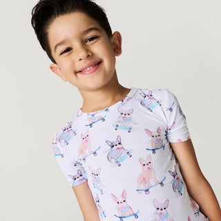 Posh Peanut Toby Classic Pajama Short Set