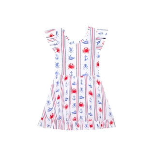 Posh Peanut Connor Tie Back Ruffled Twirl Dress