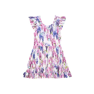 Posh Peanut Laura Jane Tie Back Ruffled Twirl Dress