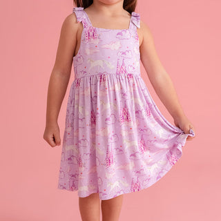 Posh Peanut Lilith Bow Babydoll Dress