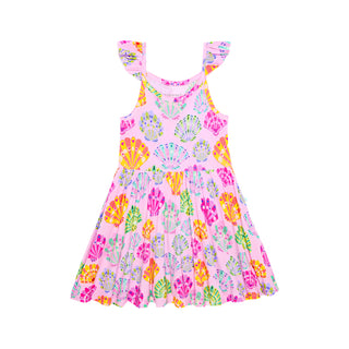 Posh Peanut Catalina Ruffled Picot Twirl Dress