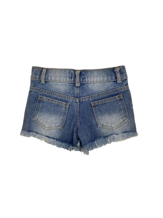 Lola and The Boys Pink Crystal Denim Short
