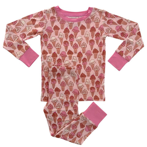 In My Jammers Pink Ice Cream L/S 2pc PJ Set