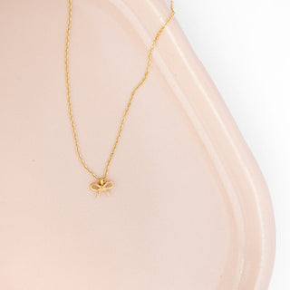 Pip Pop Post Bow Pendant Necklace