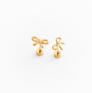 Pip Pop Post, Pip Pop Post Earrings - Bow - Basically Bows & Bowties