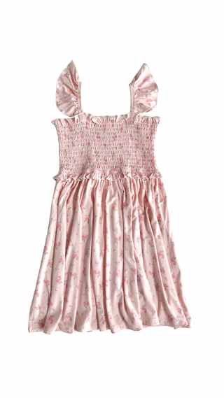 In My Jammers Haven Floral Smocked Twirl Dress
