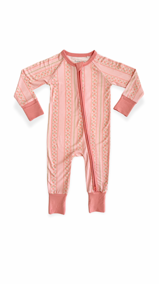 In My Jammers Victoria Zipper Romper