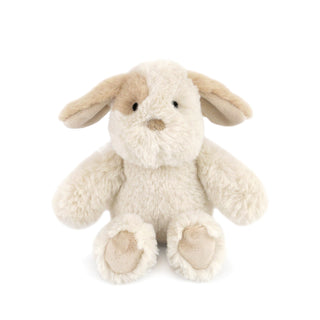 Mon Ami Plush Rattle - Bogart Puppy Plush toy rabbit on a white background