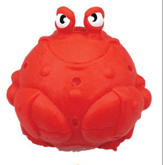 Red Master Toys Splash Fun Monster Water Ball
Four colorful rubber toys shaped like a green creature, red crab, purple octopus, and yellow jellyfish on a white background.