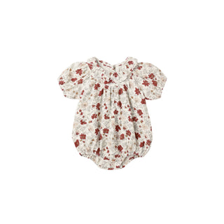 Rylee & Cru Lula Romper - Holiday Floral
Floral baby romper on a white background
