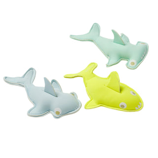 Sunnylife Dive Buddies - Salty the Shark Aqua Neon Yellow (Set of 3)