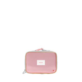State Bags Rodgers Lunch Box - Metallic Pink / Silver