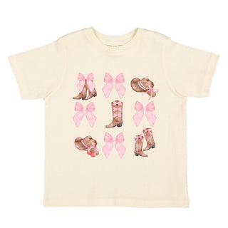 Sweet Wink Coquette Cowgirl Short Sleeve T-Shirt - Natural