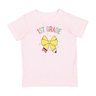 Sweet Wink First Grade Pencil Bow Short Sleeve T-Shirt - Ballet