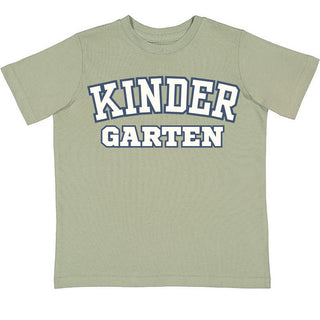 Sweet Wink Kindergarten Varsity Short Sleeve T-Shirt - Sage