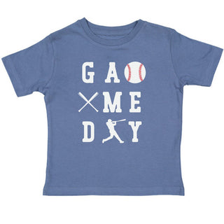 Baseball Game Day Short Sleeve T-Shirt - Indigo