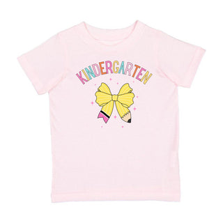 Sweet Wink Kindergarten Pencil Bow Short Sleeve T-Shirt - Ballet