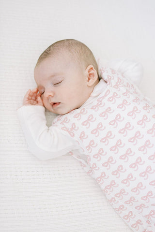 The Uptown Baby Sleep Bag - Pink Bows