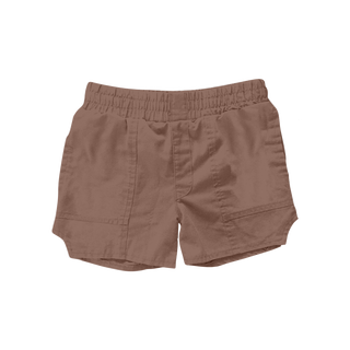 Tiny Whales Sojourner Dad Shorts - Chocolate Twill