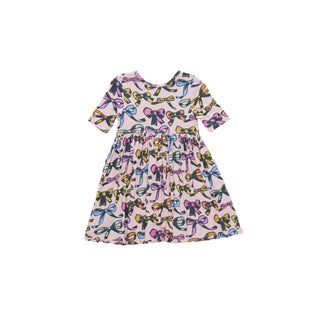 Pink Chicken Girls Bamboo Steph Dress - Multi Bows