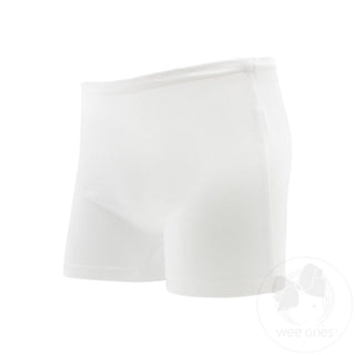 Wee Ones, Wee Ones Basic Wundershorts™ - White - Basically Bows & Bowties