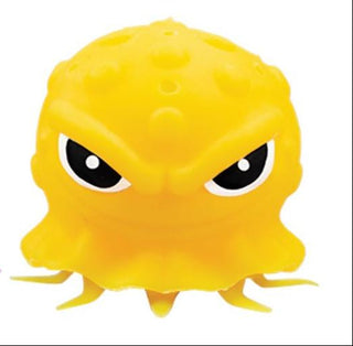 Yellow Master Toys Splash Fun Monster Water Ball
Four colorful rubber toys shaped like a green creature, red crab, purple octopus, and yellow jellyfish on a white background.
