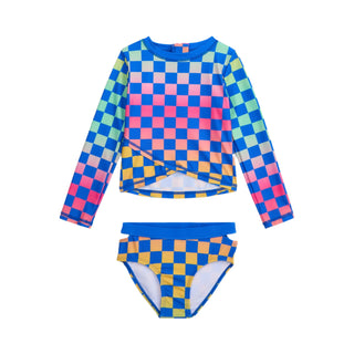 Appaman Oceana Rash Guard Set - Checkerboard
