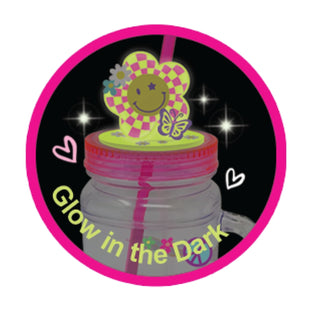 Hot Focus Mason Jar - Groovy Flower