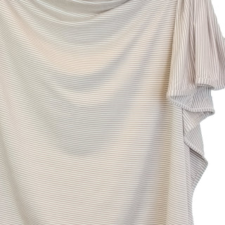 Lou Lou and Company Swaddle Blanket - Banks
Close-up of a striped shirt with ruffled sleeves on a white background