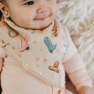 Copper Pearl Cheyenne Bandana Bib Set