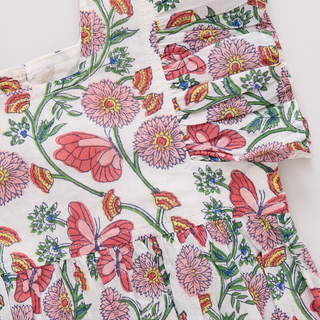 Pink Chicken Baby Girls Elsie Bubble - Butterfly Vines