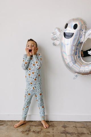 Dream Big Little Co x Madi Nelson Spooky East L/S Dream Set, Dream Big Little Co, cf-size-12-14, cf-size-7-8, cf-type-pajamas, cf-vendor-dream-big-little-co, DBLC, Dream Big Little Co, Dream
