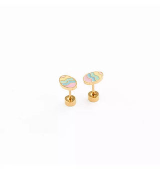 Pip Pop Post Earrings - Easter Egg