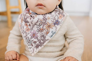 Copper Pearl Flora Bandana Bib Set