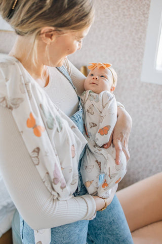 Copper Pearl Luna Knit Swaddle Blanket