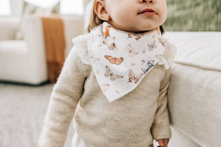 Copper Pearl Flora Bandana Bib Set
