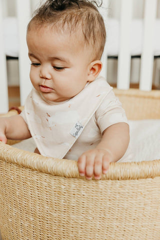 Copper Pearl Fischer Bandana Bib Set
