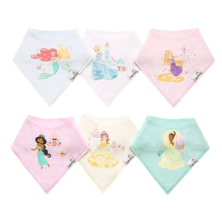Copper Pearl, Copper Pearl Disney Princess Bandana Bib Set (6 Pack) - Basically Bows & Bowties