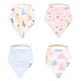 Copper Pearl, Copper Pearl Disney Princess Bandana Bib Set (4 Pack) - Basically Bows & Bowties