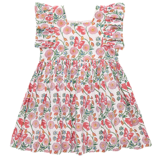 Pink Chicken Girls Elsie Dress - Butterfly Vines