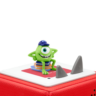 Tonies Character - Disney & Pixar: Monsters University
Green toy figure with a blue cap on a red and white base