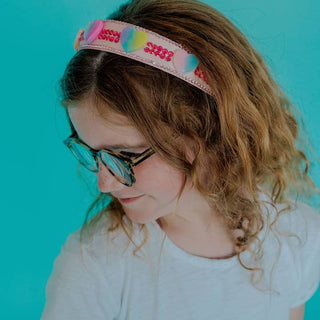 Bling2o, Bling2o Emily Headband - Crystal Rhinestone Heart - Basically Bows & Bowties