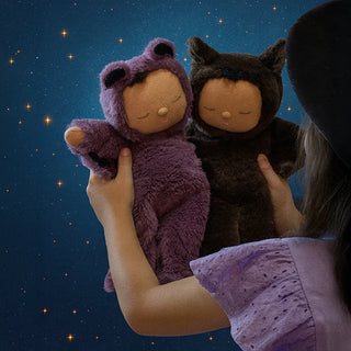 Olli Ella, Olli Ella Cozy Dinkum - Bat Pip - Purple - Basically Bows & Bowties