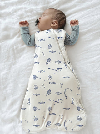 Gunamuna Swaddle Sleep Bag - Fishing