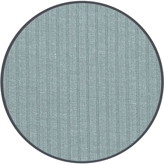 Lou Lou and Company Ribbed Top and Bottoms - Ford
Round blue rug with a textured pattern on a white background