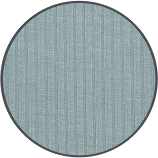 Lou Lou and Company Ribbed Swaddle Blanket - Ford
Round blue rug with a textured pattern on a white background