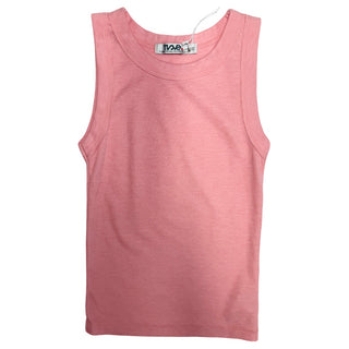 T2Love Fitted Crew Neck Tank - Coral